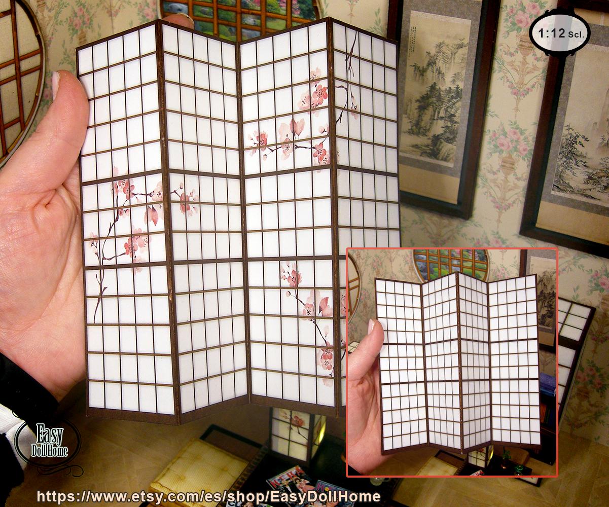 Oriental Furniture 1,8 m. Alto Zen Shoji Screen – Honey – 5 pannelli