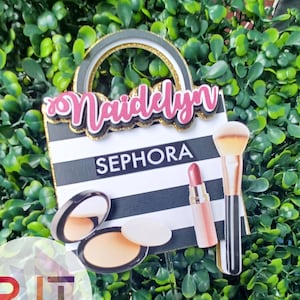 Cartera Sephora Cake Toppper Archivo Digital Para maquina de corte