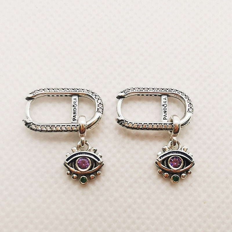 Pandora eye earrings deals