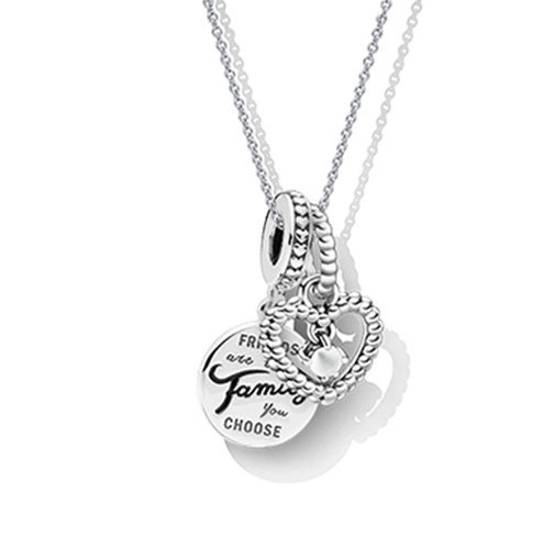 Mother & Daughter Heart Split Dangle Charm | PANDORA