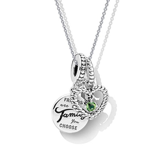 Pandora August 798854C10 Birthstone Necklace Wish Upon A Star