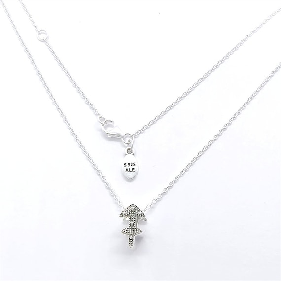 Buy Pandora Sparkling Sagittarius Zodiac Silver Necklace 798419C01
