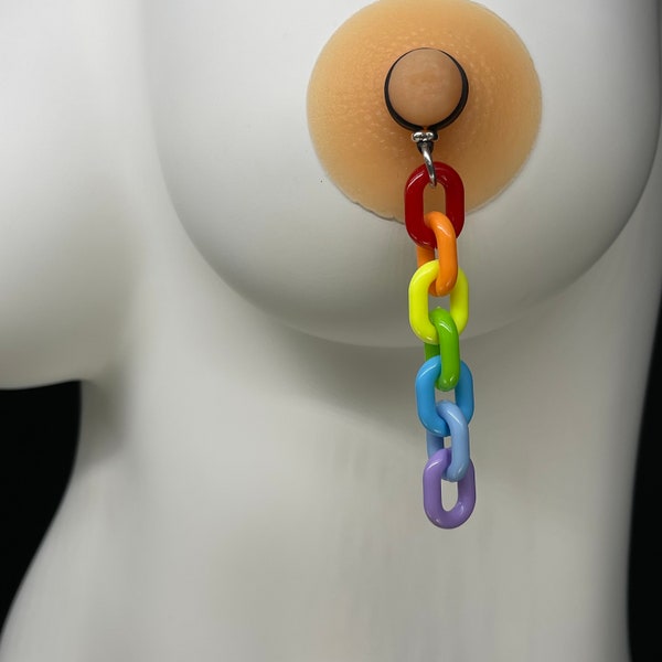 Rainbow lg plastic chain