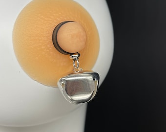 Large Silver Jingle Bell