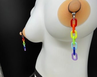 Rainbow chain piece