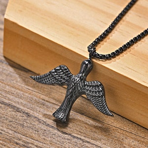 Ashes Cremation Pendant Necklace, Phoenix Necklace