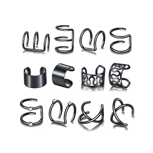 Ear Cuff Wrap Earrings Set, 6 Different Pairs