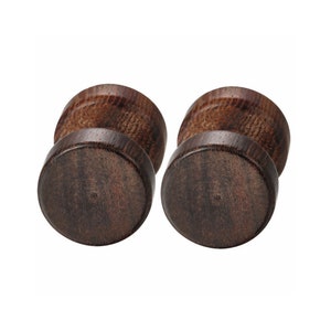 Wood Stud Earrings in 3 Colors