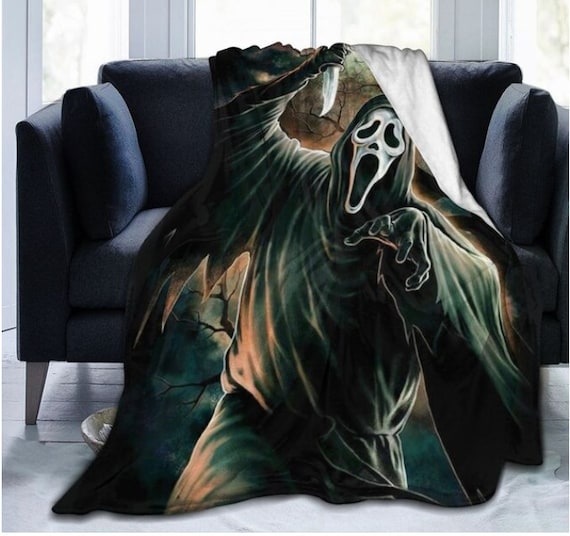 Horror Movie Blanket Ghostface Scream Blanket Ghostface Etsy UK