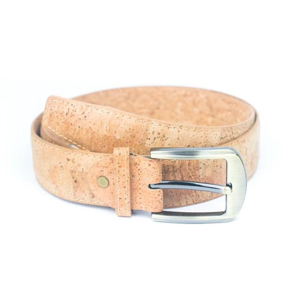 Cork Light Brown Belt Womens Corkor Vegan Cork Women display picture 2