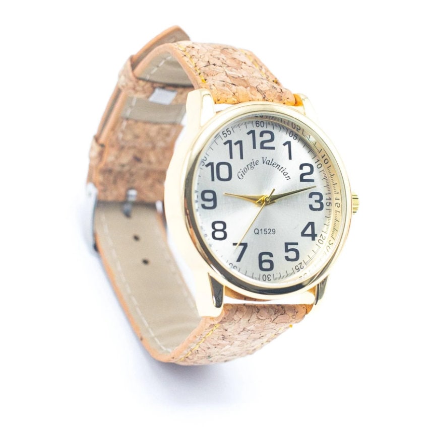 Natural Cork watch/ cork watch/ watch / vegan watch