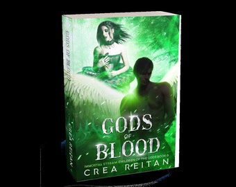 Gods of Blood by Crea Reitan signed paperback
