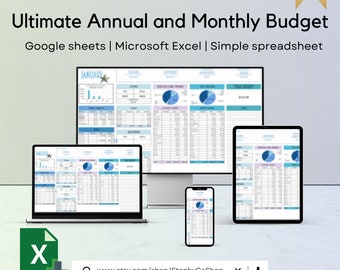 Digital Budget Planner, Finance Tracker, Finance Planner, Digital ...