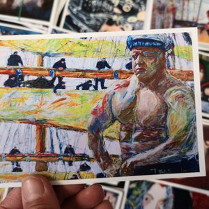 Carte postale - Postkarte Rummelsnuff PK_7623 Portrait, Ikonen, Célébrités, Art gay, gayart, pride, prideart, pride art, carte gay, Berghain