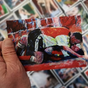 Carte postale - Carte postale SOCKER KISS Pk_9737 SPORTS, Gay art, gayart, pride, prideart, pride art, gay card, Socker, Football, Sneakers, Socks,