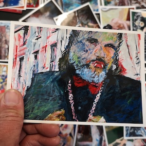 Carte postale ART - Postkarte Sven Marquardt pk_4670 Proträt, Ikonen, Gay art, gayart, pride, prideart, pride art, gay card, Berghain. videur