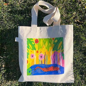 King of the Forest Cotton Tote Bag | Bagh Mama Tote | Eco-friendly Everyday Tote