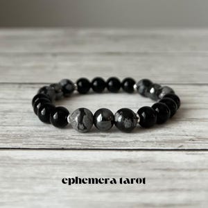 Grounding Crystal Gemstone Bracelet for Protection and Stability