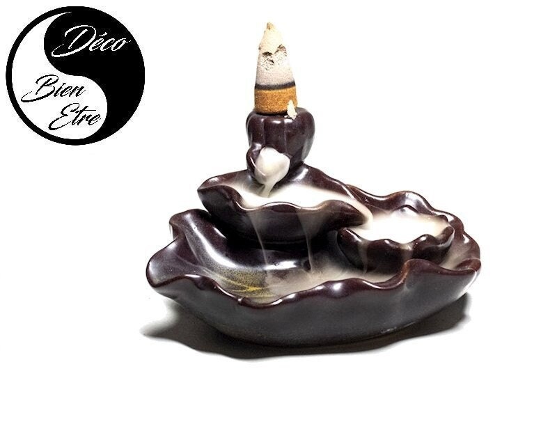 Fontaine à Encens Bâton et Cône Refoulement Forme Etang de Lotus