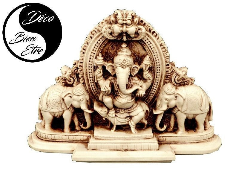 statue Ganesh 490Gr Pour Une Deco Originale et Apaisante...