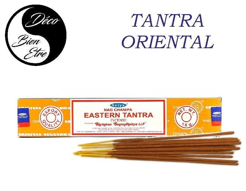 Tantra Oriental Stick Encens Satya Pour Séances Méditation , Relaxation, Yoga ou Chasser Les Énergie