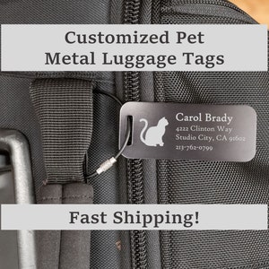 Metal Luggage Tag - Aluminum - 3.85 X 2 inches - YourBagTag