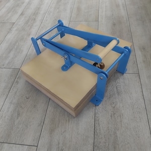 Pressa da stampa manuale A3, stampa linoleum, pressa a blocchi, stampa linoleum, pressa A3, pressa da stampa, macchina da stampa, pressa linoleum