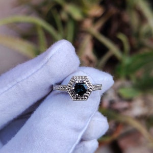 Tourmaline Ring, Blue Indicolite Tourmaline Ring, 925 Sterling Silver Ring, Blue Tourmaline, Mermaid Ring,Tourmaline Ring