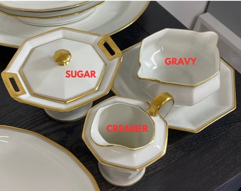 Serving Pieces B / Haviland Limoges Sheraton China