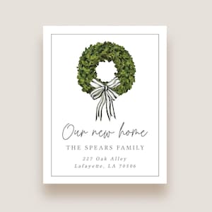 Moving Announcement, Moving Card, Change of Address Card, We're Moving Card, We've moved card, New address card