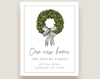 Moving Announcement, Moving Card, Change of Address Card, We're Moving Card, We've moved card, New address card