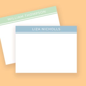 Personalized Note Cards – Custom Stationery with Name – Elegant Gift Notecard Gift