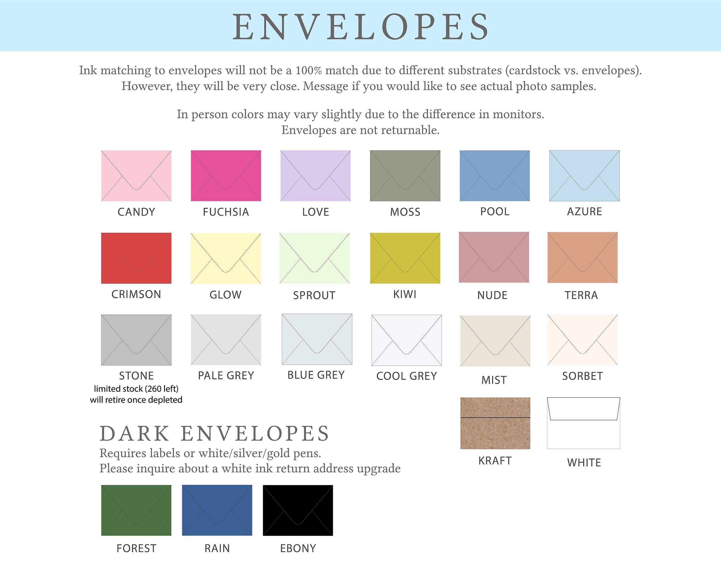 Personalized note cards with envelopes | scalloped edge stationery set ...