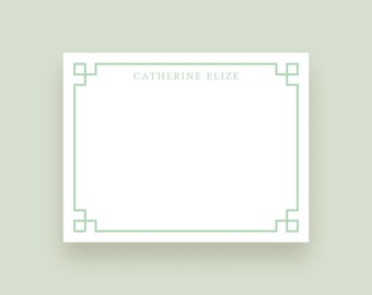 Chinoiserie stationery, Chinoiserie notecards, Monogram notecards Custom stationery, Personalized stationery
