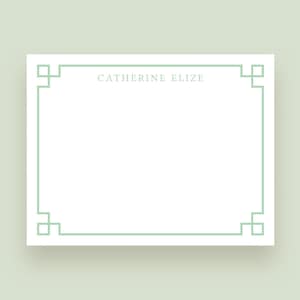 Chinoiserie stationery, Chinoiserie notecards, Monogram notecards Custom stationery, Personalized stationery