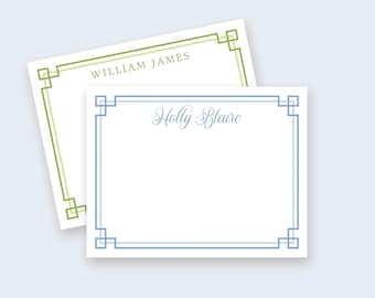 Papelería chinoiserie, Tarjetas chinoiserie, Tarjetas con monogramas, Papelería personalizada, Papelería personalizada