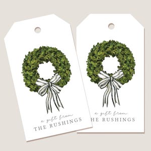Custom gift tag, Custom name tag, Family gift tag, Orange gift tags, Party favor tags, Personalized gift tag
