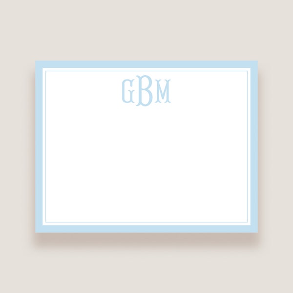 Custom Initial Notecards: Great for thank you cards and thank you gifts