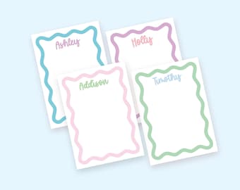Custom Notepads - Personalized Colorful Stationery - Custom Colors, Monogram, and Initials