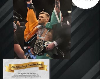 コナー・マクレガー直筆サイン入り8X10写真 ノトーリアス