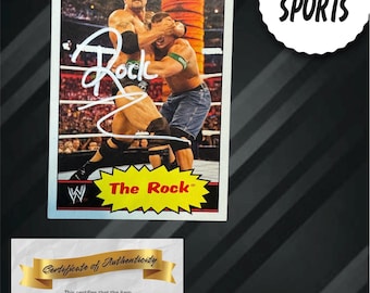 ザ・ロック WWE 正規サイン入り #109 トレーディングカード - 直筆