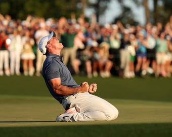 Rory Mcilroy masters win. Digital photo