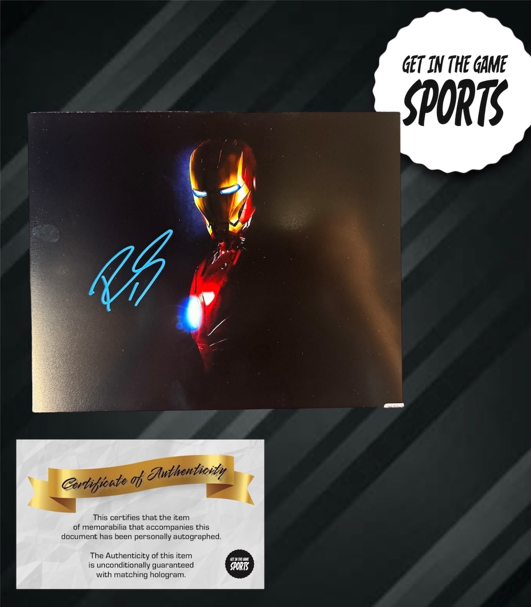 Robert Downey Jr Signed Iron Man 8x10 Photo - Etsy