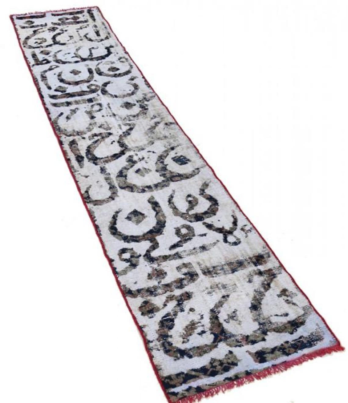Arabi Rug Modern Industrial Arabic Calligraphy Runner Rug - Etsy