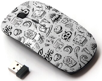 Reindeer Animals 2.4G Wireless Mouse with Cute Pattern Design for All Laptops and Desktops with Nano Receiver Reindeer Animals 2.4G Wireless Mouse with Cute Pattern Design for All Laptops and Desktops with Nano Receiver
