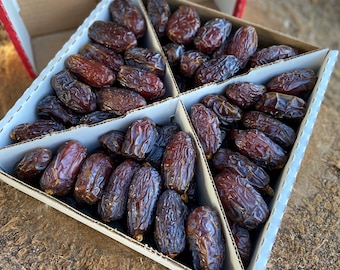 Fancy Tight-Skinned Medjool Dates Organically Grown 2025 Harvest Nature's Candy