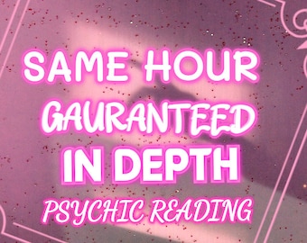 Same Hour Psychic Tarot Card Reading