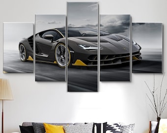 Cars 5 Panel Canvas - Etsy