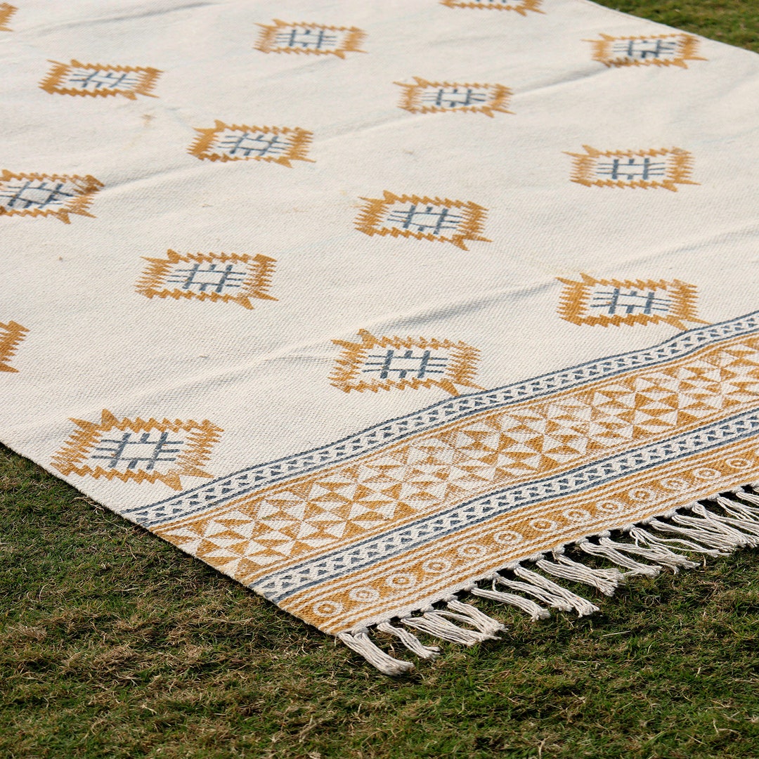 4x6 Feet Rug Handmade Cotton Rug Living Room Rug Kitchen Rug Etsy