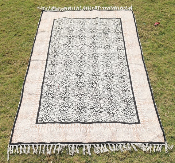 Extra Large Rug Block Printed 9x12 Rugs Handmade Rugs - Etsy